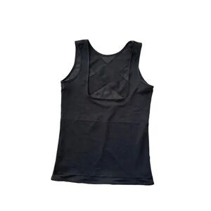 Black Shapewear Scoop Back Sleeveless Top